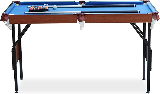 RACK Crux 55-inch Folding Billiard/Pool Table - Portable and Space-Saving Entertainment!