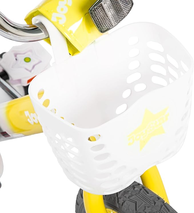 JOYSTAR Vintage Kids Bike with Training Wheels & Basket, 12 14 16 Inch Girls Bike for 2-7 Years Old, Children Bicycles, Multiple Colors