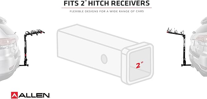 Allen Sports Premier Locking Quick Release 5-Bike Carrier for 2 in. Hitch, Model QR555