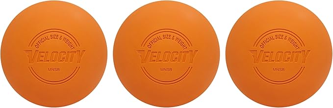 Velocity Lacrosse Balls - 1, 2, 3, 6, 12, 18, 24, 36, 60 and 120 Packs - for Practice, Official NFHS and College Approved Size