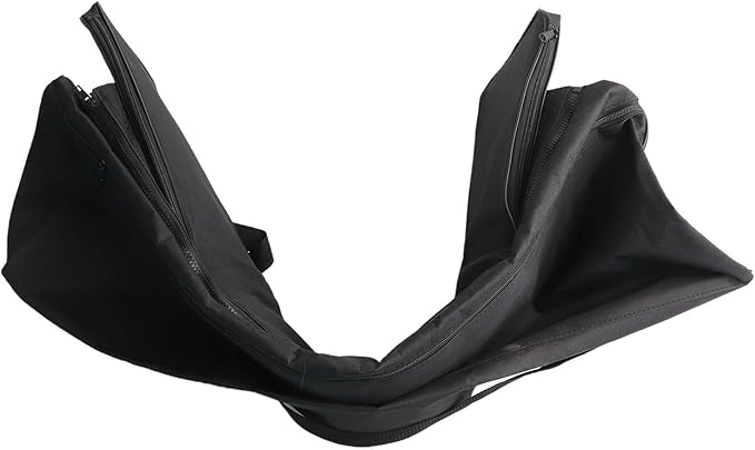 Bench Seat Cover 420D Oxford Seat Storage Bag for Kayak Inflatable Boat, Dinghy Boat Seat Cushion and Underseat Storage Bag with Pockets Grey Thick Sponge Seat Bench Cushion(Black 95cm)