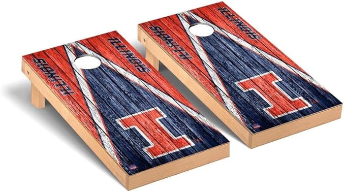 College Team Cornhole Boards, 2x4 Premium Corn Hole Game Set, Officially Licensed Cornhole Game, Perfect for Tailgates