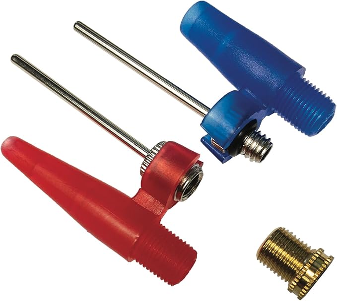 Champion Sports Electric Ball Inflator with Needle - Quiet Air Compressor for Basketball, Soccer, Volleyball & Sports Balls, High PSI Rating, Fast Inflation, 110-120V AC Power for Gym & School Use