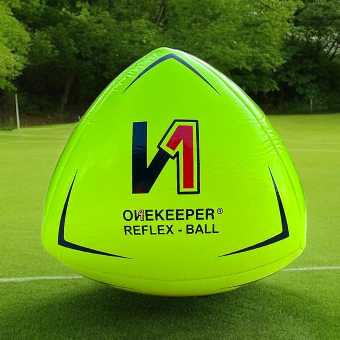 Soccer Reflex & Reaction Ball - White, Orange, Blue, Pink, and Fluo Yellow, Agility and Coordination Training for Kids and Juniors