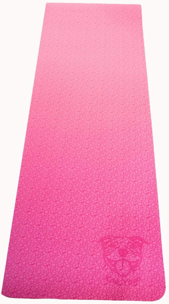 Koa Yoga Mat Essential TPE, Latex-free, Eco-friendly, Non-toxic, Non-slip, thick mat 6' x 2' x 8mm and a Donation to Charity