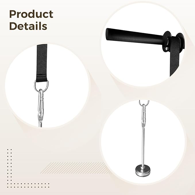 Forearm Trainer for Men, Quality Wrist Roller Exerciser, Compact Arm Workout Tool, Adjustable Nylon Rope, Comfortable Foam Grip