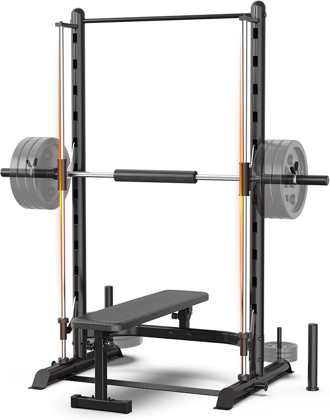 SincMill Squat Rack for Home Gym Bench Press bar Weight Bench Set for Home Gym Power Rack Machines S1000
