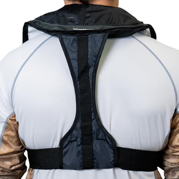 BLUESTORM Stratus 35 Inflatable Life Jacket PFD for Adults | US Coast Guard (USCG) Approved Automatic Self Inflating Life Vest Preserver with Manual Ripcord