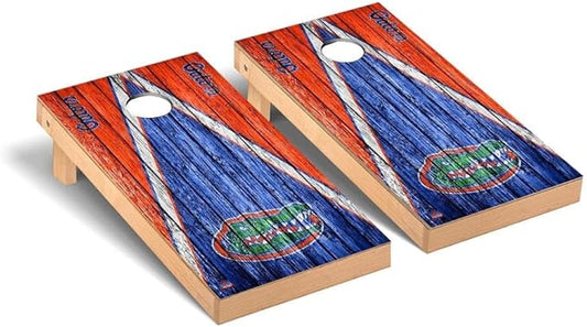 College Team Cornhole Boards, 2x4 Premium Corn Hole Game Set, Officially Licensed Cornhole Game, Perfect for Tailgates