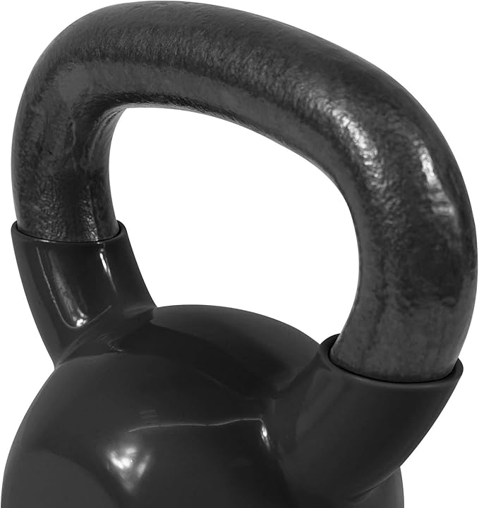 Yes4All Kettlebell Set Vinyl Coated Weights Combo for Full Body Workout Equipment Push up, Grip Strength Training, Dumbbell Weights Exercises