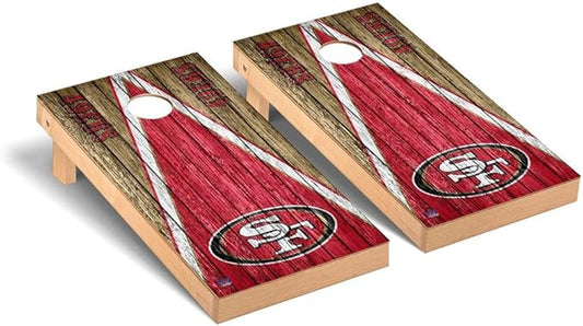 Football Team Cornhole Boards, 2x4 Premium Corn Hole Game Set, Officially Licensed Cornhole Game, Perfect for Tailgates
