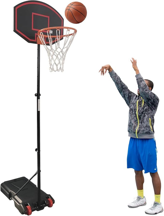 Basketball Hoop Outdoor Adjustable, Portable Basketball Hoop Goal System in Backyard/Driveway/Indoor