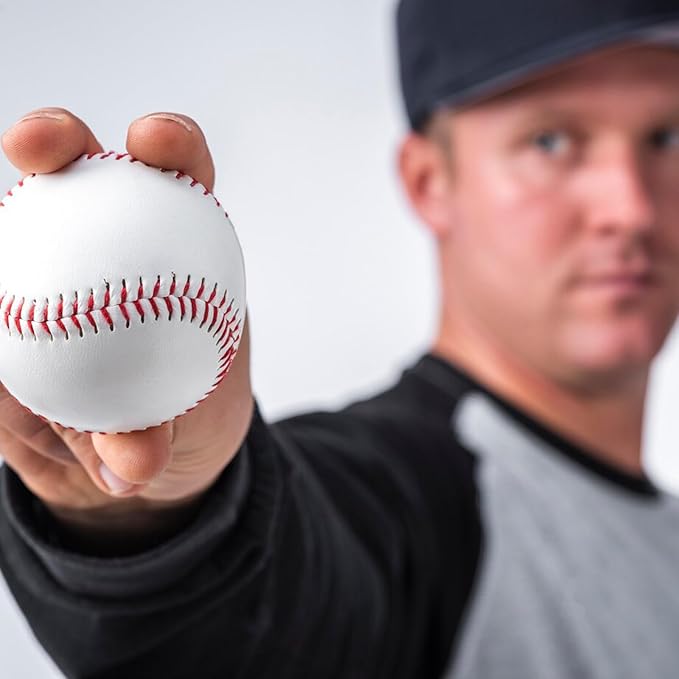 KRTOYUST® Baseball Ball,Official Size Baseballs,Composite High Performance Leather 9" Baseball Great for Youth and Adult Recreational Use Practice