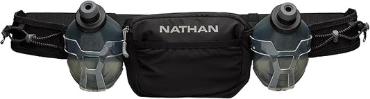 Nathan Running Belt Hydration with Flasks, Storage Pockets, Trail Mix Plus, Running Water Bottle Belt, Insulated, Walking, Hiking