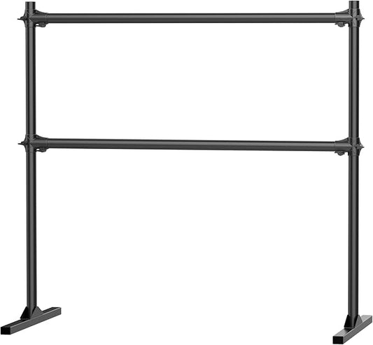 Zlinke 4FT Height Adjustable Ballet Barre, Freestanding Ballet Bar, Heavy Duty Dance Bar Support, Sturdy Construction, Anti-Slip for Kids Adult, Home and Gym Use