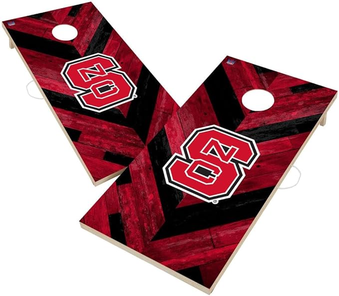 College Team Cornhole Boards, 2x4 Regulation Corn Hole Game Set, Officially Licensed Cornhole Game, Perfect for Tailgates