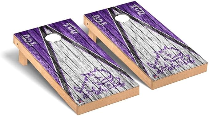 College Team Cornhole Boards, 2x4 Premium Corn Hole Game Set, Officially Licensed Cornhole Game, Perfect for Tailgates