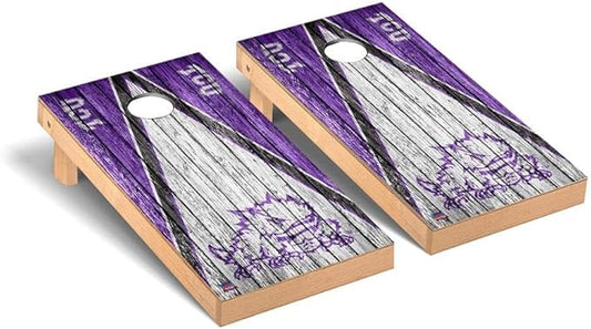College Team Cornhole Boards, 2x4 Premium Corn Hole Game Set, Officially Licensed Cornhole Game, Perfect for Tailgates