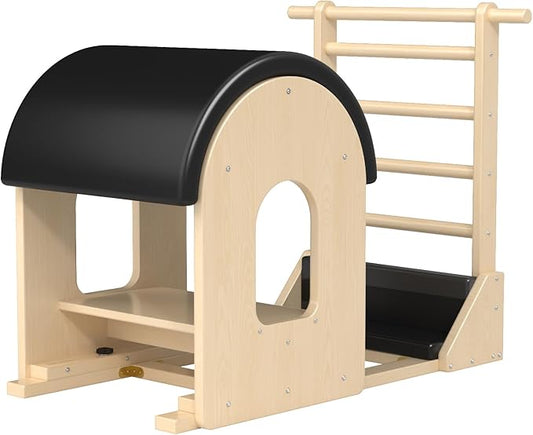 Pilates Barrel, Pilates Spine Corrector is Designed for People who Work in Offices, Pilates Arc Corrects Posture, Relaxes,Stretches to Make The Spine Soft and Supple- Sturdy Solid-91Z6bK