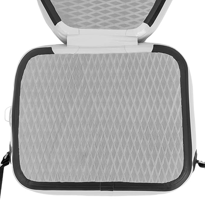 Kayak Seat Inflatable Padded Boating Seat PVC Portable Thicken Seat Cushion w/Back Support Adjustable Strap for Kayaking Canoeing Drifting Rafting Fishing Adolescents and Adults (Grey)