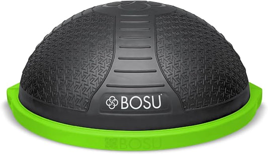 Bosu Half Ball Home Balance Exercise Trainer for Strength and Flexibility Workouts with Built to Last Burst Resistant Material and Hand Pump
