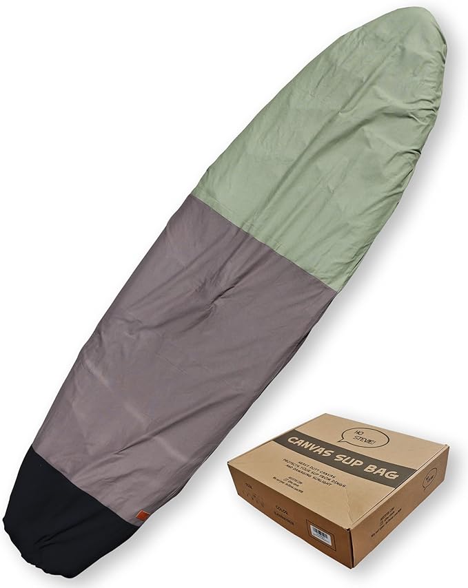 Ho Stevie! Canvas SUP Bag Cover - Prevent Sun Damage - Durable 100% Natural Cotton Canvas Protective Bag for Stand Up Paddle Boards