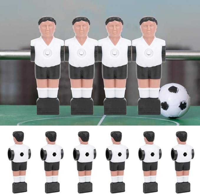 11Pcs Foosball Men, Foosball Players Table Soccer Ball Player Replacement Parts for 1.4M Table Soccer Figurines Football Game Machine Accessory (11x3.7cm/4.3x1.5in)