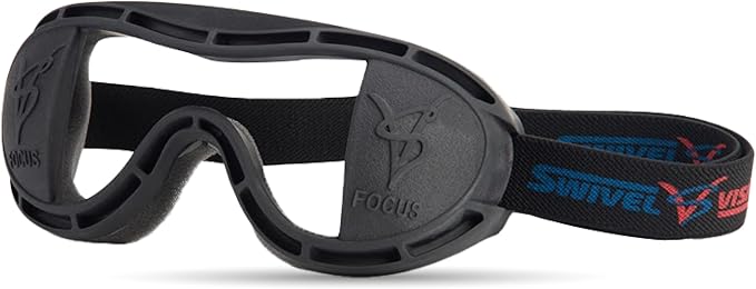 Sports Goggles Adjustable Strap Training Goggles - Lightweight, Comfortable Design for Baseball, Basketball, Football, Hockey, Lacrosse, Soccer