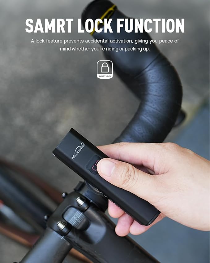 Magicshine Allty Commuter Bike Lights Allty 400, Allty 600, Allty 800 Road Bike Light, USB Type-C Rechargeable, IPX7 Waterproof LED Bike Light for Road, Urban Cyclists