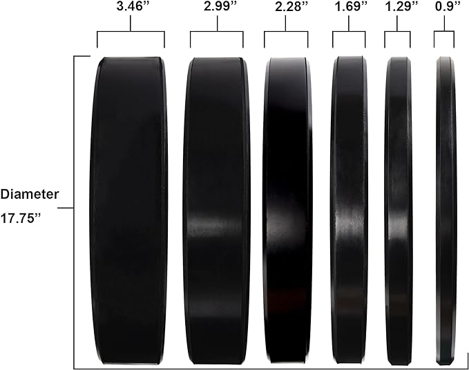 Olympic Bumper Plates Set, 2" Weight Plates for Strength Training & Weightlifting, Paris or Set or Set with Barbell, Multiple Options