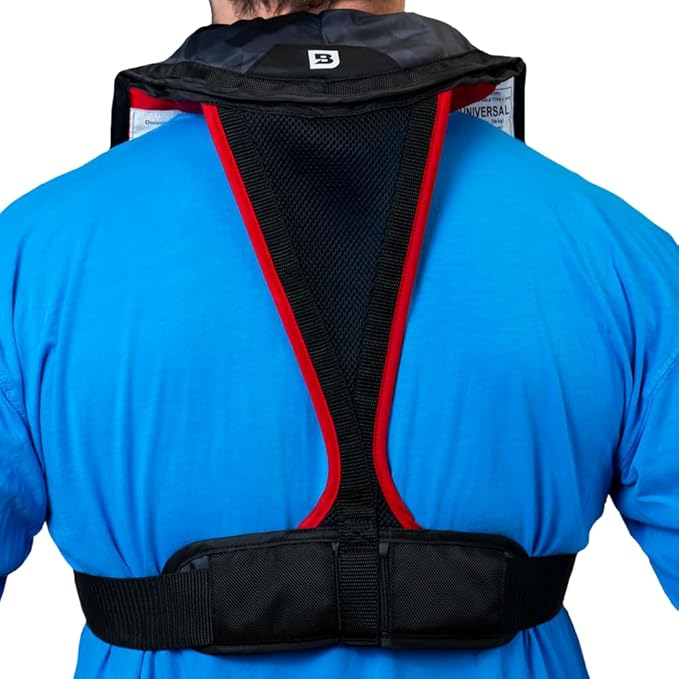 BLUESTORM Atmos 40 Automatic/Manual Inflatable PFD Life Jacket for Adults | US Coast Guard (USCG) Approved Life Vest