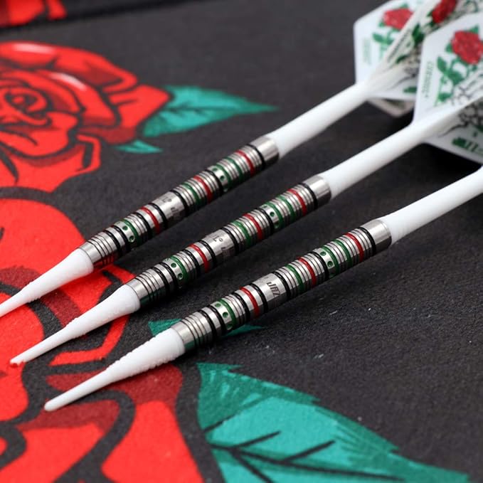 CUESOUL Soft Tip Darts Set Plastic Tip with Dart Case