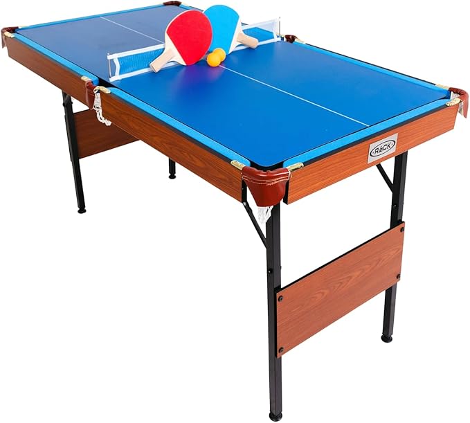 RACK Crux 55-inch Folding Billiard/Pool Table - Portable and Space-Saving Entertainment!