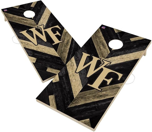 College Team Cornhole Boards, 2x4 Regulation Corn Hole Game Set, Officially Licensed Cornhole Game, Perfect for Tailgates