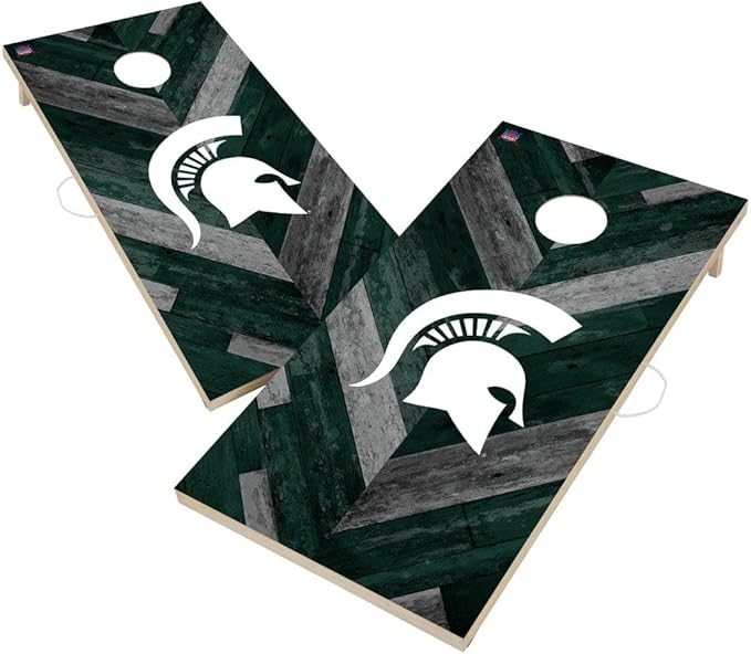 College Team Cornhole Boards, 2x4 Regulation Corn Hole Game Set, Officially Licensed Cornhole Game, Perfect for Tailgates