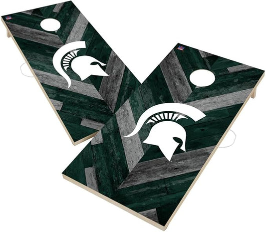 College Team Cornhole Boards, 2x4 Regulation Corn Hole Game Set, Officially Licensed Cornhole Game, Perfect for Tailgates