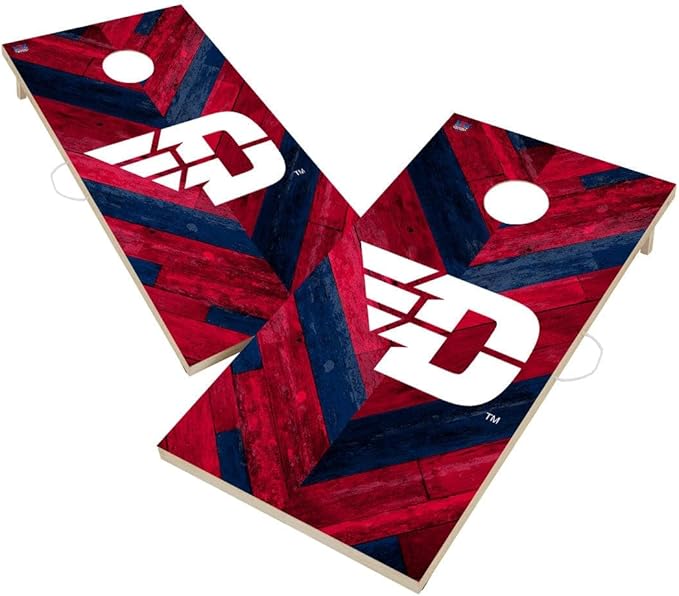 College Team Cornhole Boards, 2x4 Regulation Corn Hole Game Set, Officially Licensed Cornhole Game, Perfect for Tailgates