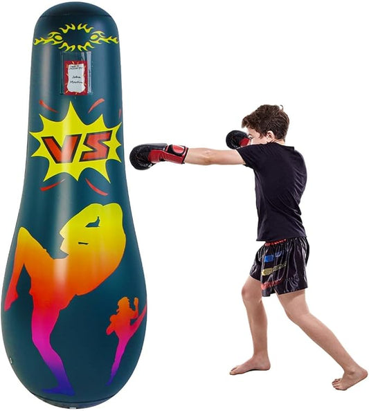Toddler Punching Bag for Kids Boxing Dummy Inflatable Bopper Cool Fun Toys for Boys Sports Gifts Outdoor for Kids