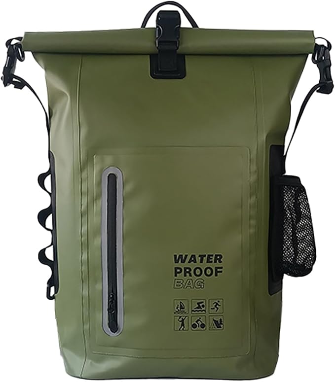 Dry Bag Waterproof 25L-Floating&Lightweight Bags for Women Waterproof Backpack for Kayaking, Boating, Fishing,Paddle boarding, Camping, Hiking,Roll-Top Seal&Adjustable Shoulder Straps