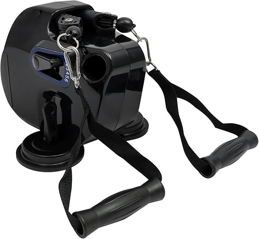 Rope Trainer Machine, 6 Gears of Resistance Adjustable Pull Rope Strength Training Equipment, Suction Cup Rope Training Device for Living Rooms, Offices, Gyms, Balconies