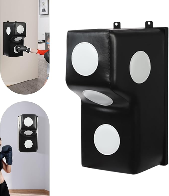 Wall Mounted Boxing Punching Bag, Wall Mount Uppercut Boxing Pad Training Equipment for Hooks Wall Target Heavy Wall Punching Bag for Adults, Bedroom, Living Room, Gym, Up to 881.85 lbs