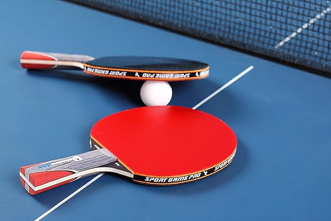 Ping Pong Paddle with Killer Spin + Case for Free - Professional Table Tennis Racket for Beginner and Advanced Players - Improve Your Ping Pong Skills with JT Ping Pong Paddle Set