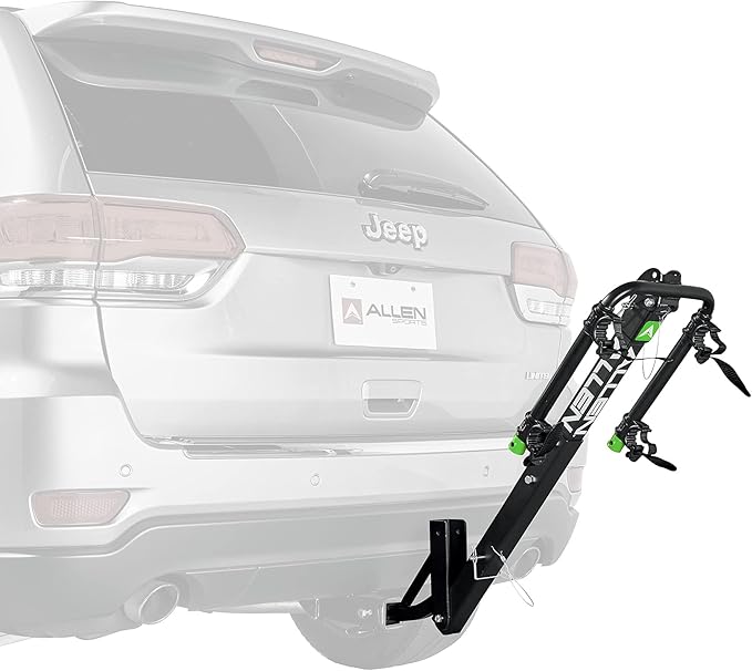 Allen Sports Deluxe 2-Bike Hitch Mount Rack, Model ZN520 Black