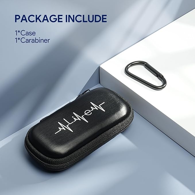 Case for AliveCor kardia Mobile Heart Monitor EKG/Wireless 6-Lead EKG, Travel Case Protective Cover Storage Bag