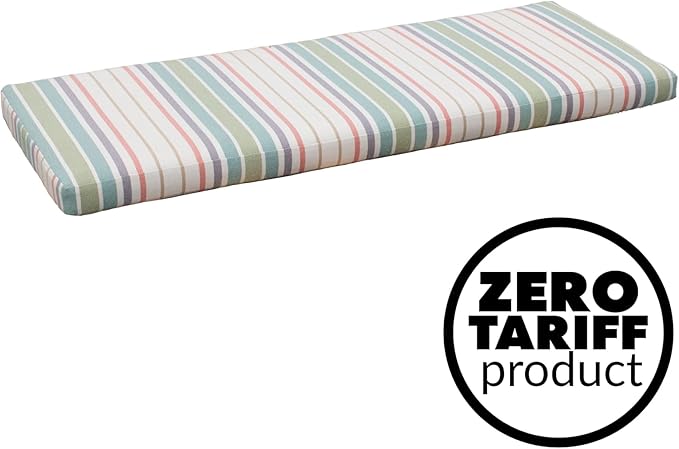 Tommy Bahama Bench Cushion, 50" X 19" X 2.5", Bandeau Pastel