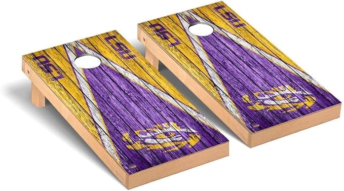 College Team Cornhole Boards, 2x4 Premium Corn Hole Game Set, Officially Licensed Cornhole Game, Perfect for Tailgates