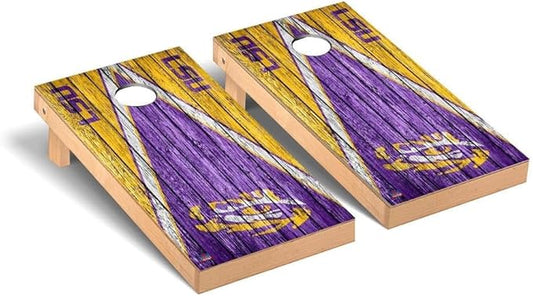 College Team Cornhole Boards, 2x4 Premium Corn Hole Game Set, Officially Licensed Cornhole Game, Perfect for Tailgates