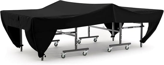 Covermates Ping Pong Table Cover - Indoor/Outdoor Tennis Covers, Heavy Duty Water-Resistant for Flat Prince Table, Classic 12-Guage Vinyl, 110W x 60D x 30H, Black