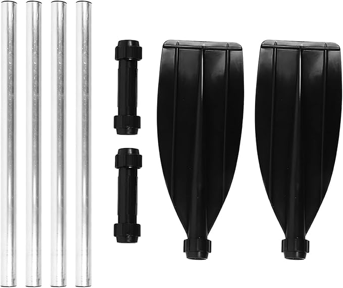 Gonetre 125CM/49.2In Detachable Afloat Oars Aluminum Alloy Paddles Dual End Portable for Boat Kayak Raft Canoe 52 * 18 * 8*CM Other Means of Transportation