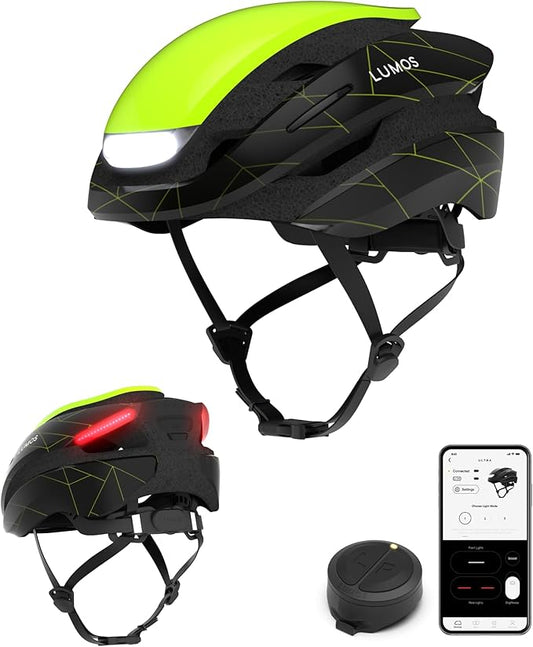 Lumos Ultra Smart Bike Helmet | Customizable Front and Back LED Lights with Turn Signals | Road Bicycle Helmets for Adults: Men, Women